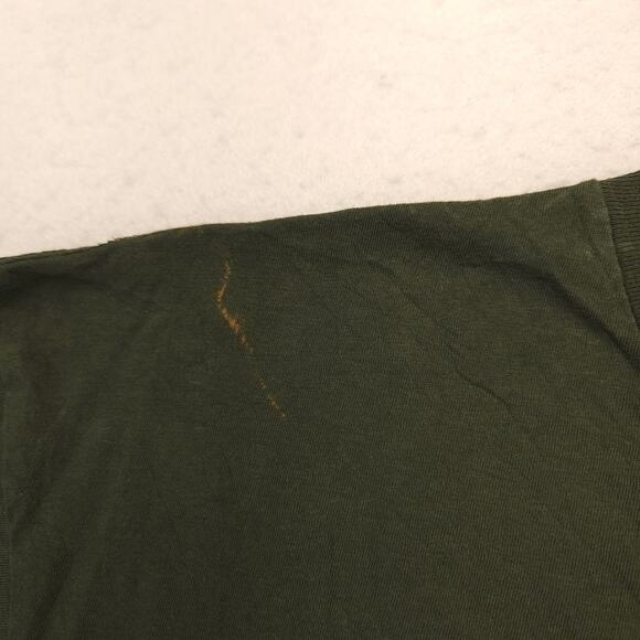 Def Leppard Band Graphic Crew Neck T Shirt Adult Mens Size Extra Large XL Green - Picture 4 of 10